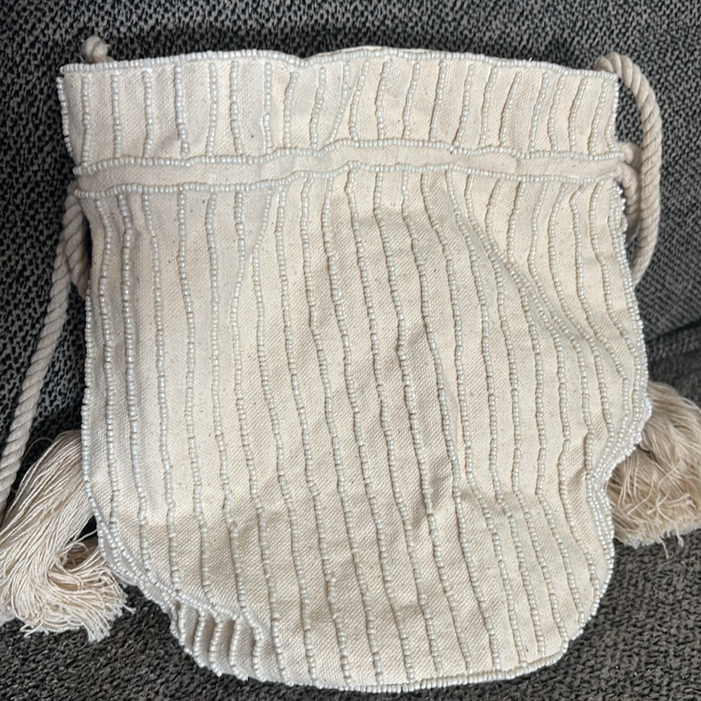 EXPRESS Beaded drawstring bag - Picture 3 of 5